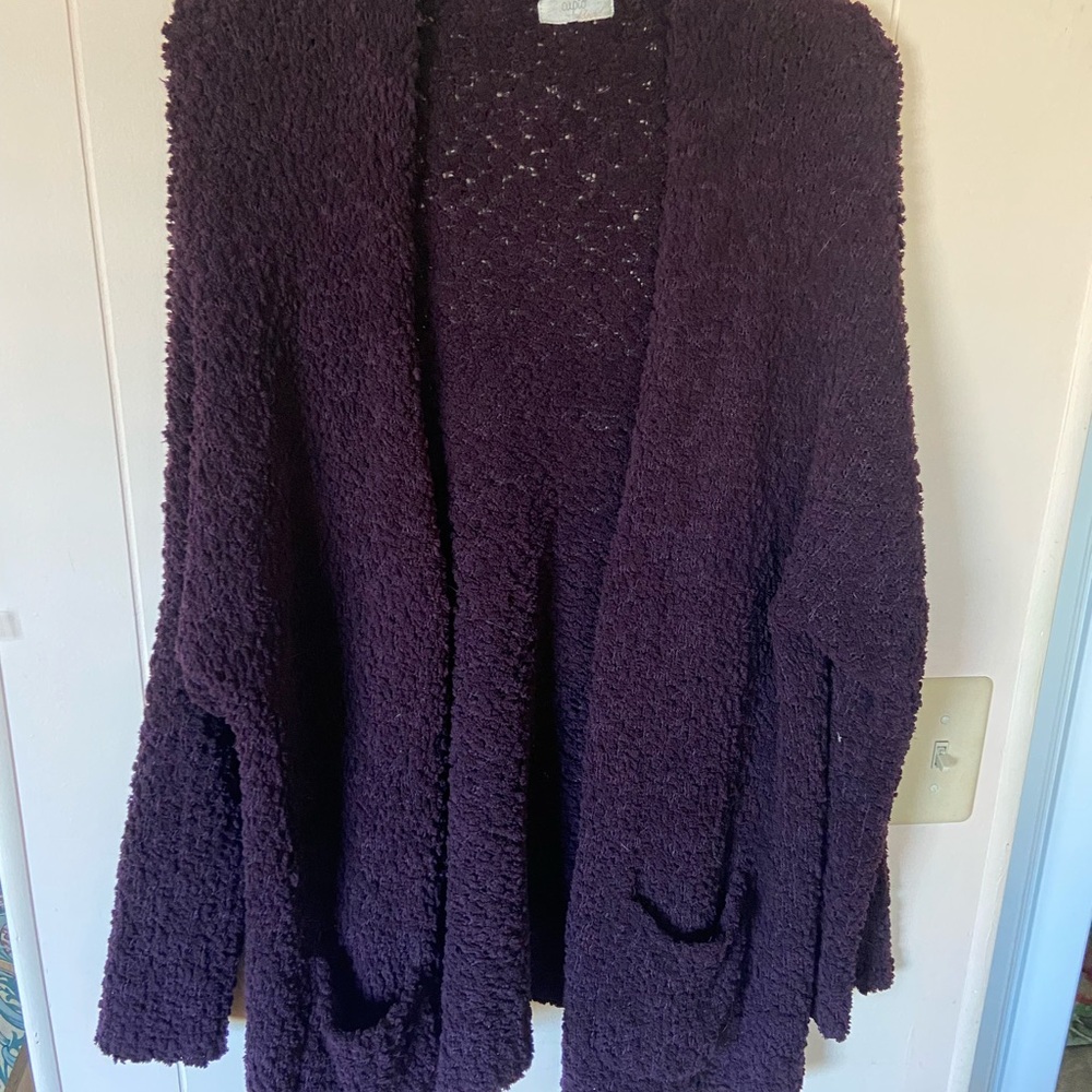 Women's Cozy Purple Sweater